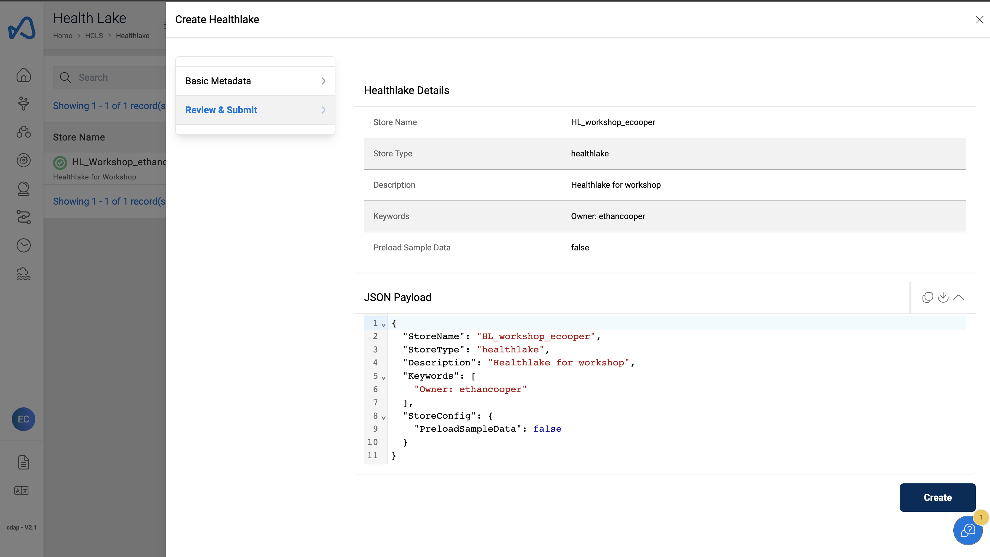 Create HL